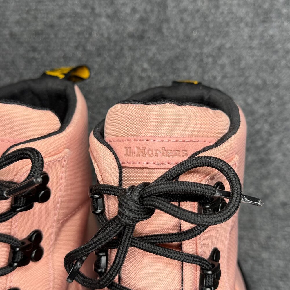 Dr. Martens Pink Canvas Combat Boots - Picture 4 of 13